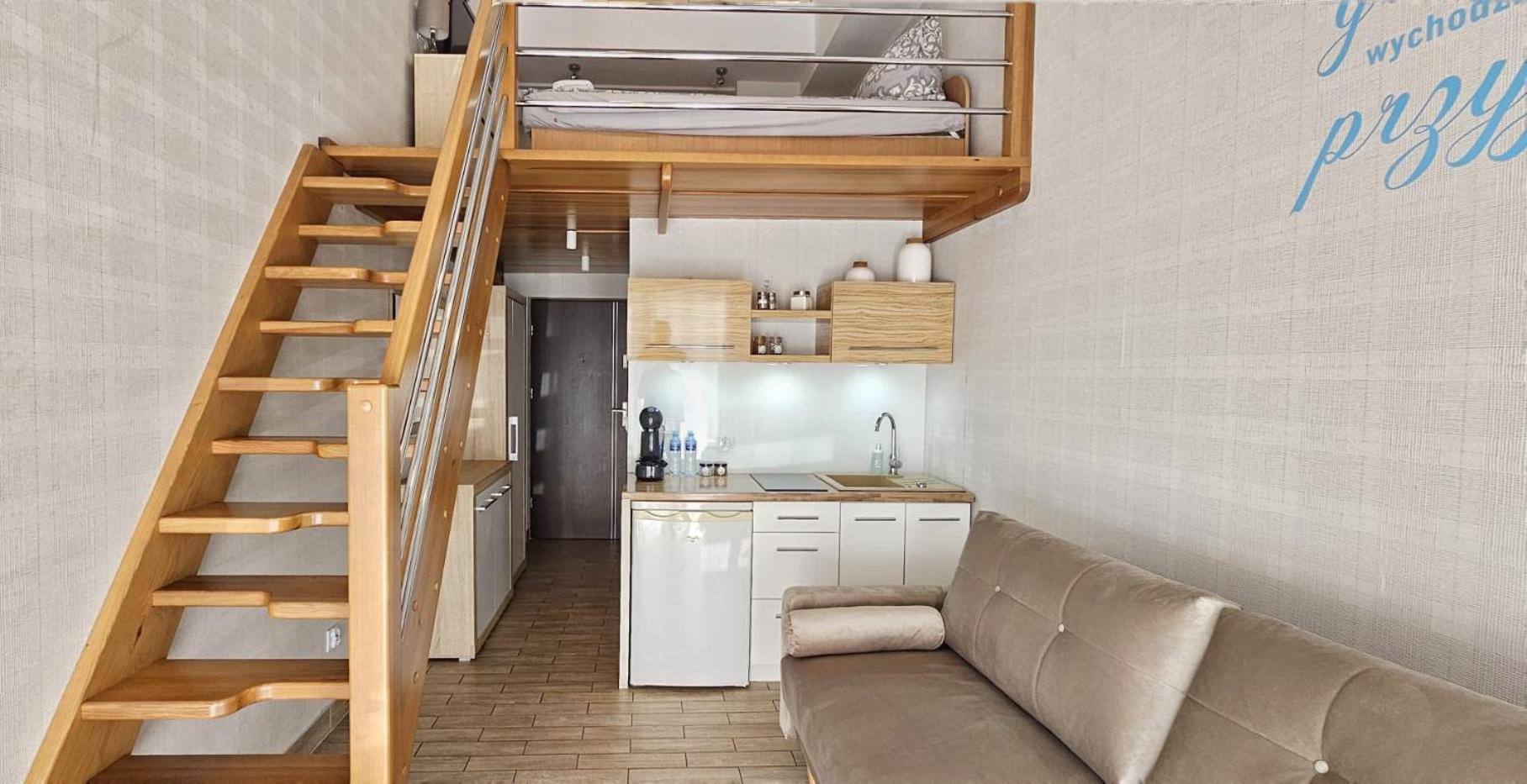 Holiday Home Slavia New S8 Miedzyzdroje Z Antresola I Balkonem Przy Plazy Bagian luar foto